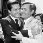 Adolfo Suárez y Lorenzo Dorta en Garachico