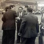 Adolfo Suárez y Lorenzo Dorta en Garachico