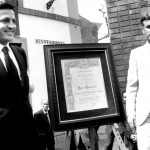 Adolfo Suárez y Lorenzo Dorta en Garachico