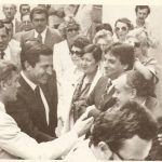 Adolfo Suárez y Lorenzo Dorta en Garachico