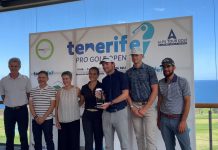 Lars Keunen, ganador del Tenerife Pro Golf Open celebrado en Buenavista del Norte