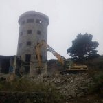 demolición torre el tanque