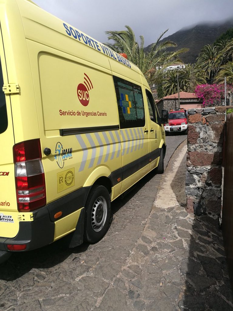 Dos accidentes en diferentes puntos del barranco de Masca en 40 minutos