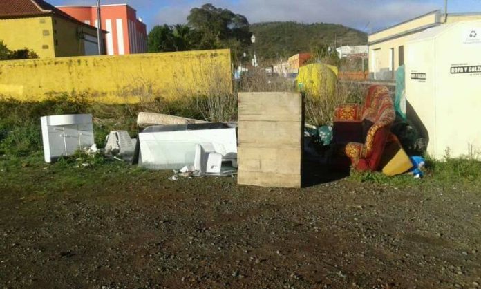 Enseres encontrados en Erjos el pasado martes 19 de diciembre