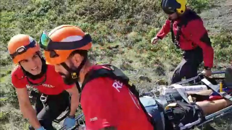 Rescatan a un senderista con problemas de salud en Bolico