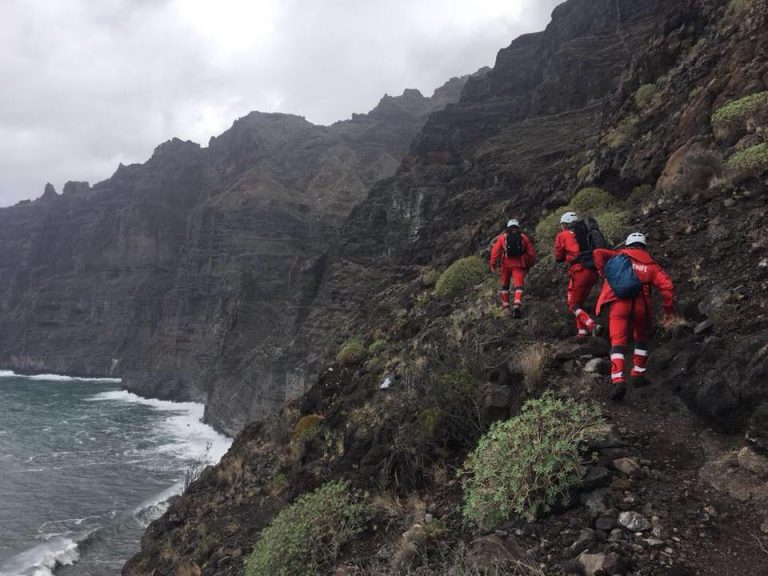 Nuevo rescate en el macizo de Teno con alerta máxima