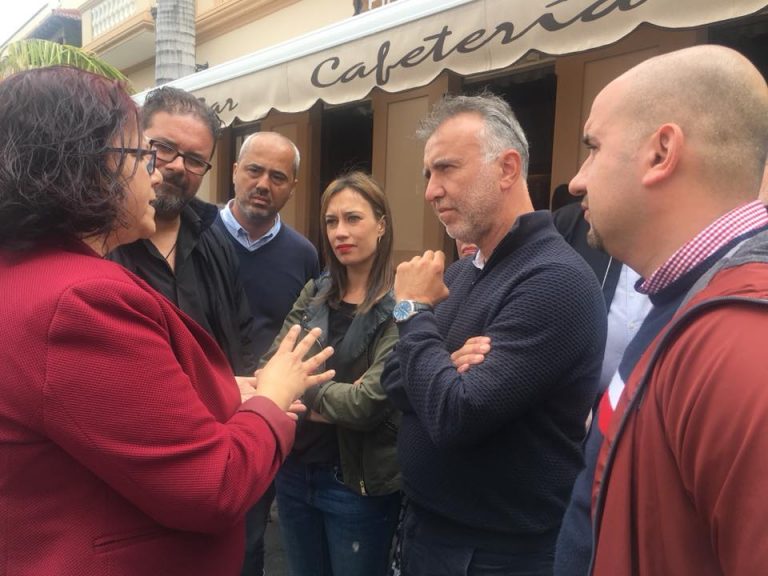 La cúpula del PSOE canario respalda a los alcaldes de Daute