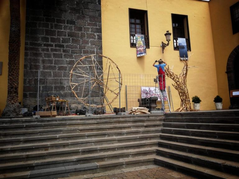 El arte efímero transforma Daute
