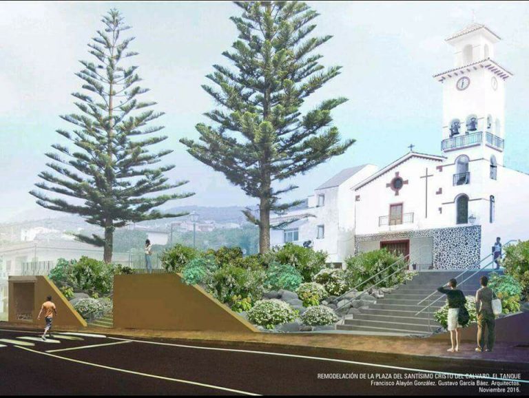 Comienza la remodelación de la plaza del Cristo del Calvario