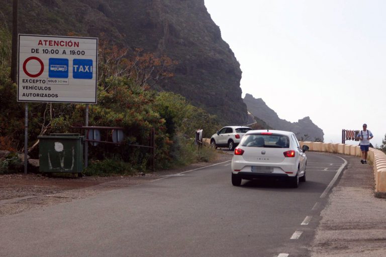 Prohibido ir a Teno en coche durante todo el fin de semana
