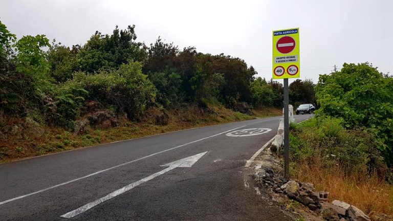 El Tanque restringe más la circulación por la pista hacia Los Llanos