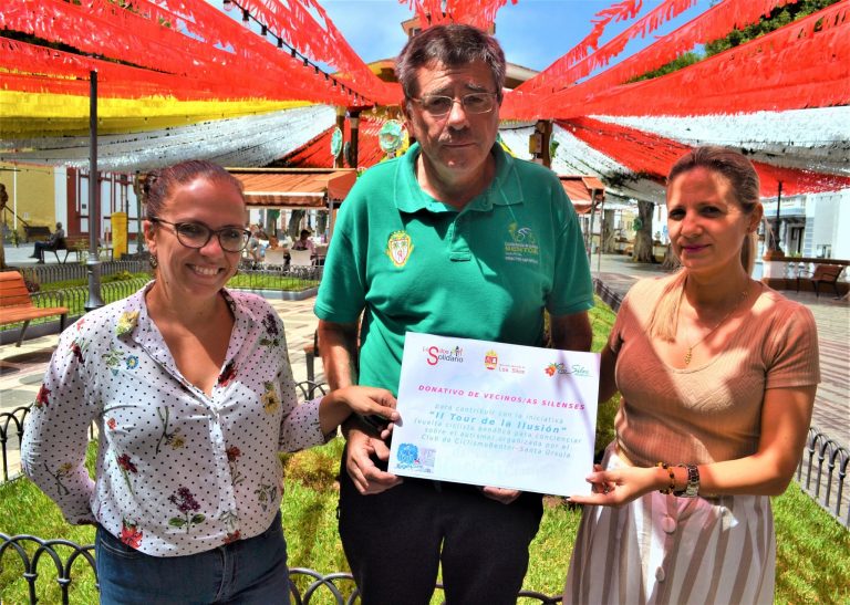 El consistorio silense colabora con el ‘Tour de la ilusión x Autismo Canarias’