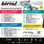 horarios festival boreal 2019