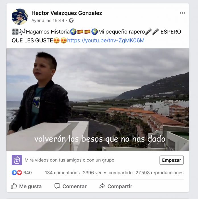 vídeo viral rap Héctor Velázquez La Caleta