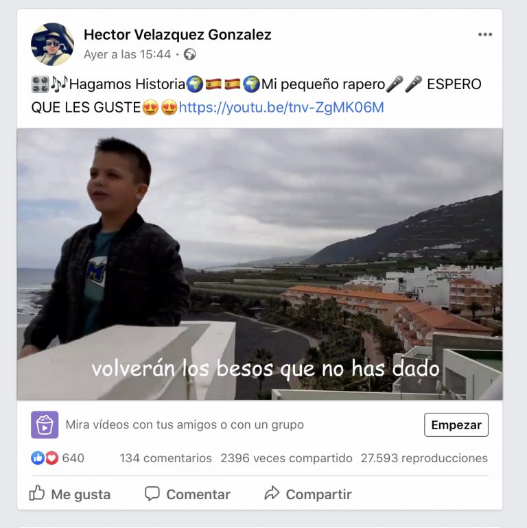 El rap a los «héroes sin medalla» se hace viral en la comarca de Daute